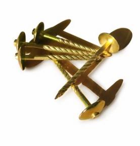 Umbrella Head Roofing Nails with Twisted Shank