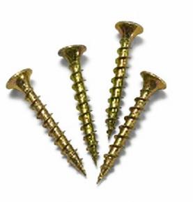 Yellow Zinc Plated Coarse Thread Drywall Screws for Wood Studs